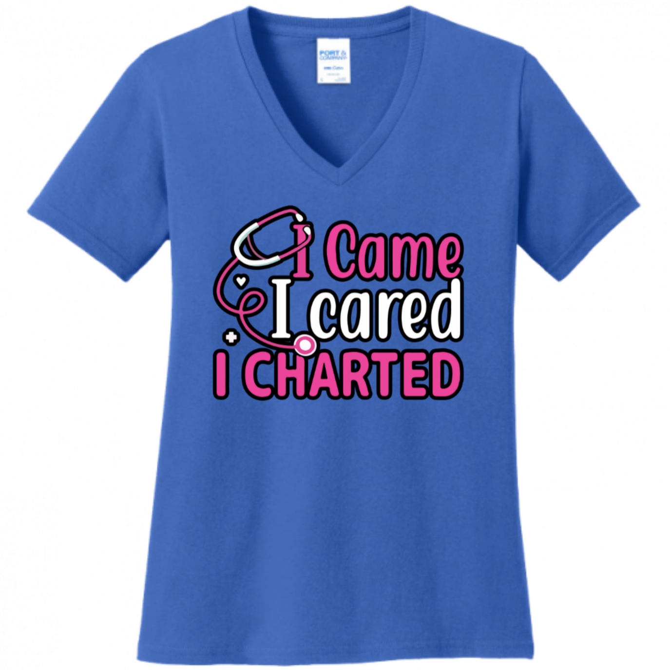 Came, Cared, Charted Women's Shirt