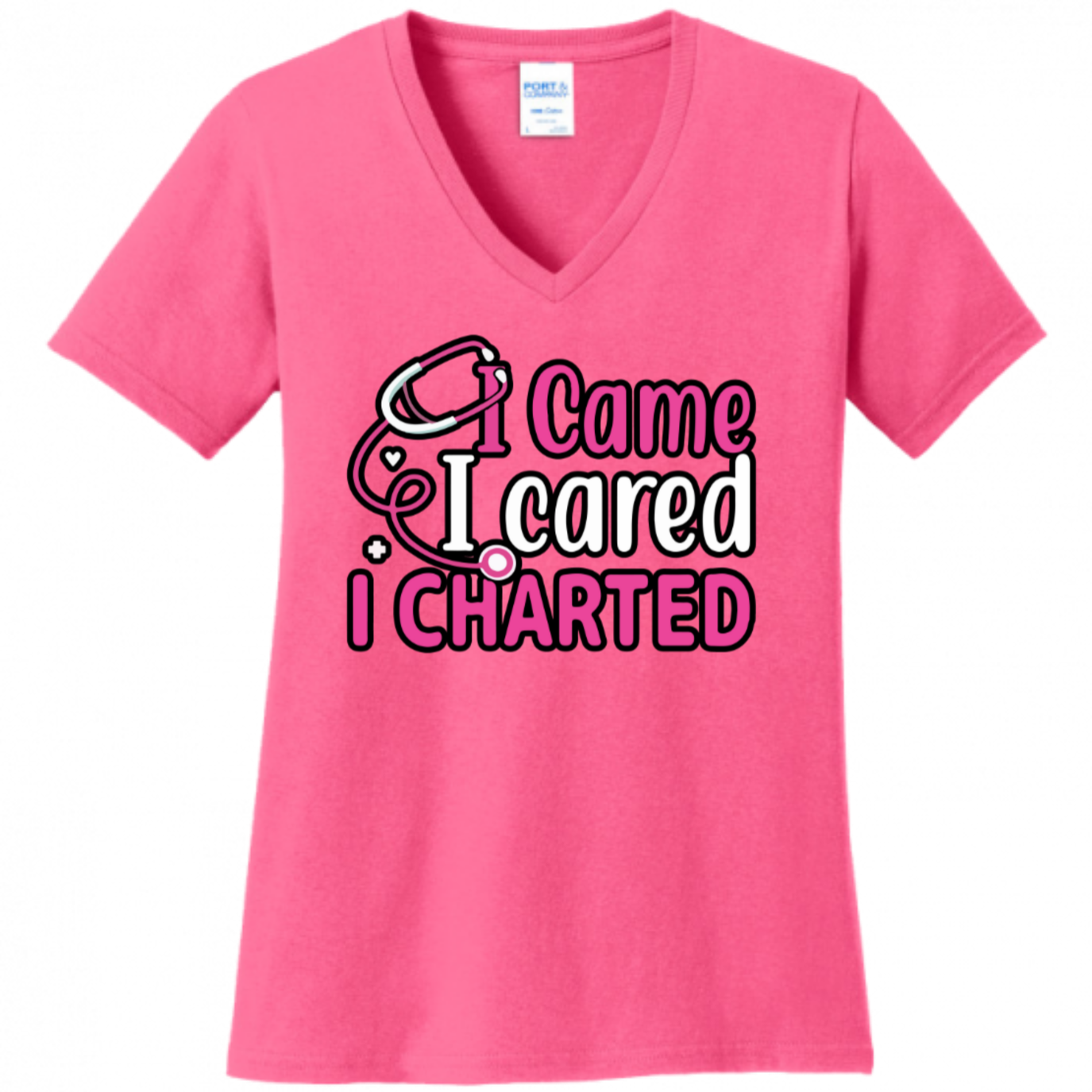 Came, Cared, Charted Women's Shirt