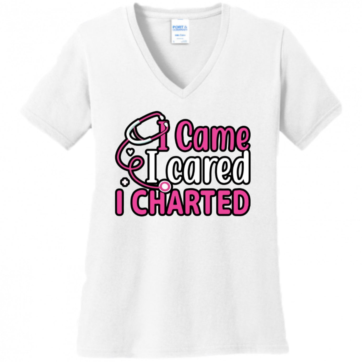 Came, Cared, Charted Women's Shirt