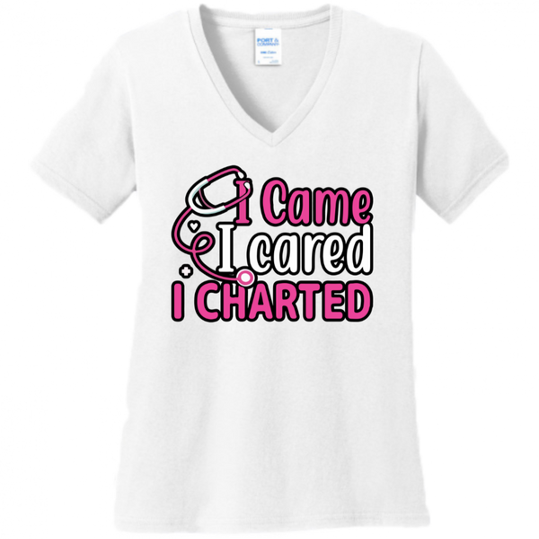 Came, Cared, Charted Women's Shirt