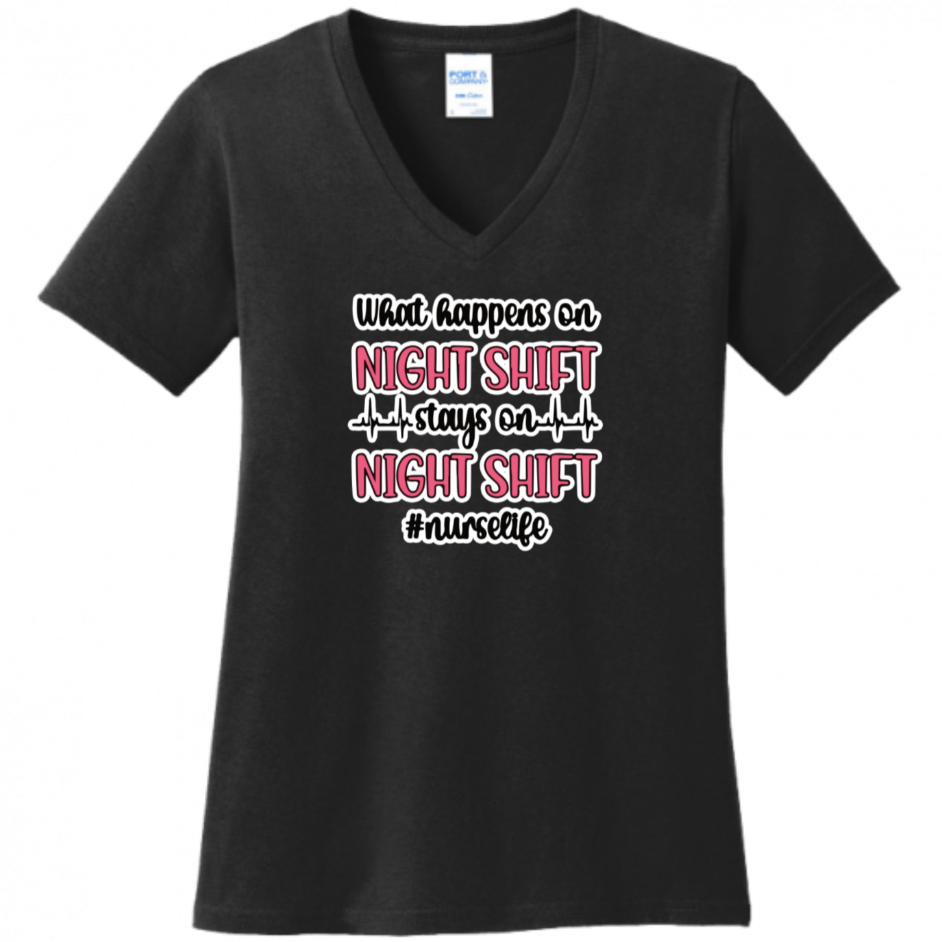 Stays on the Night Shift Women's Shirt