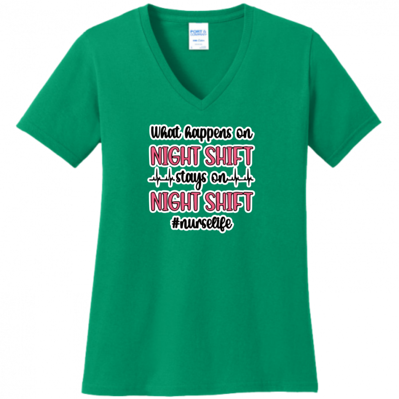 Stays on the Night Shift Women's Shirt