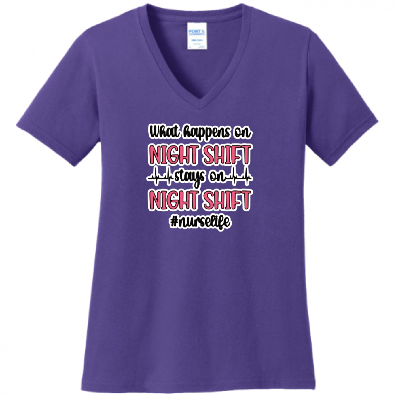 Stays on the Night Shift Women's Shirt