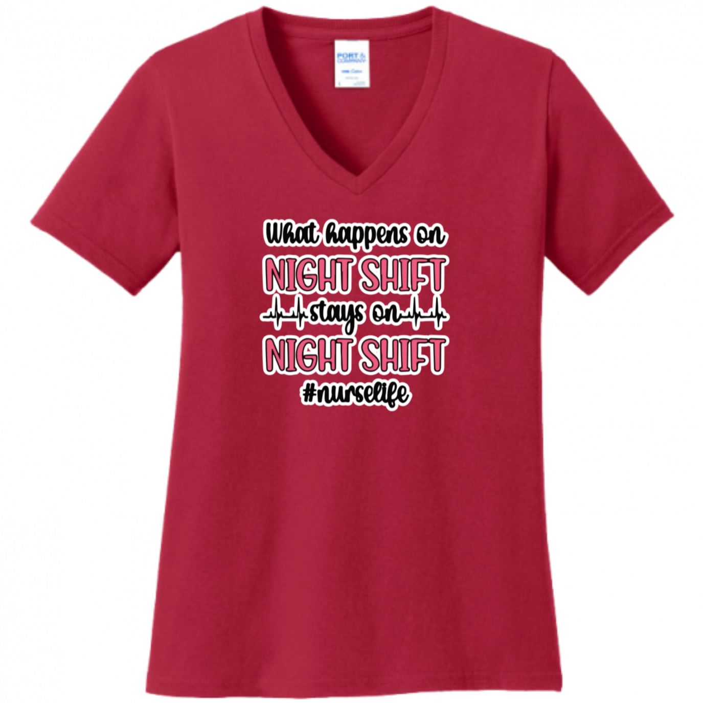 Stays on the Night Shift Women's Shirt