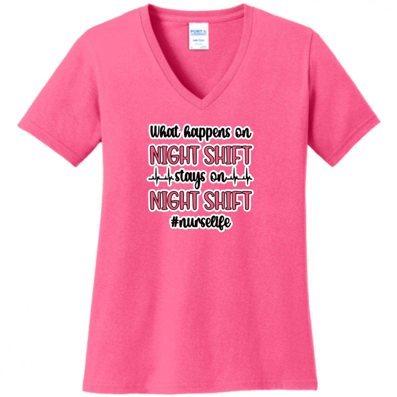 Stays on the Night Shift Women's Shirt