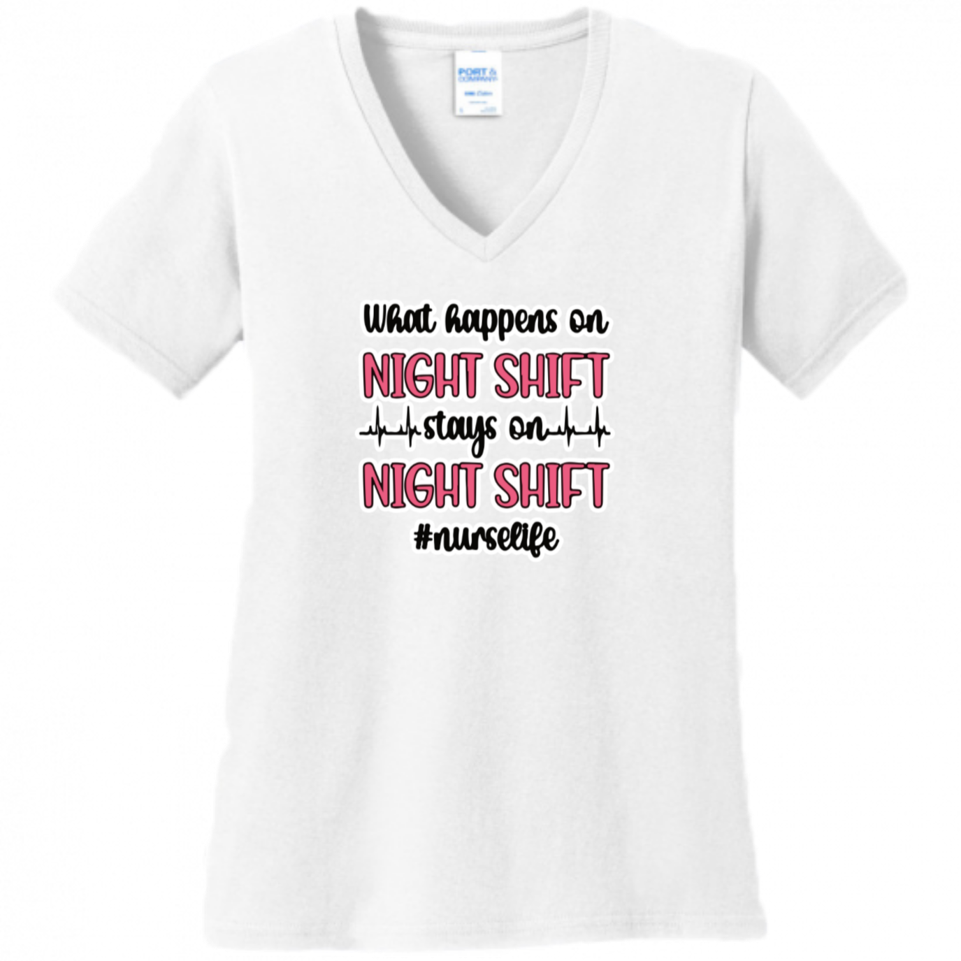 Stays on the Night Shift Women's Shirt