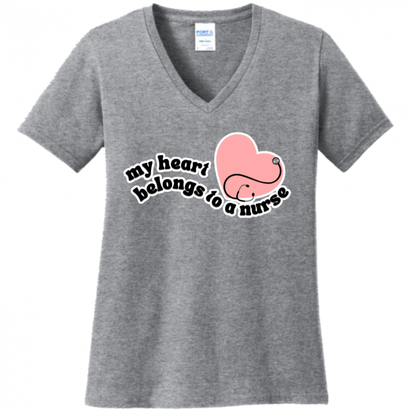 Heart Belongs To A Nurse Women's Shirt