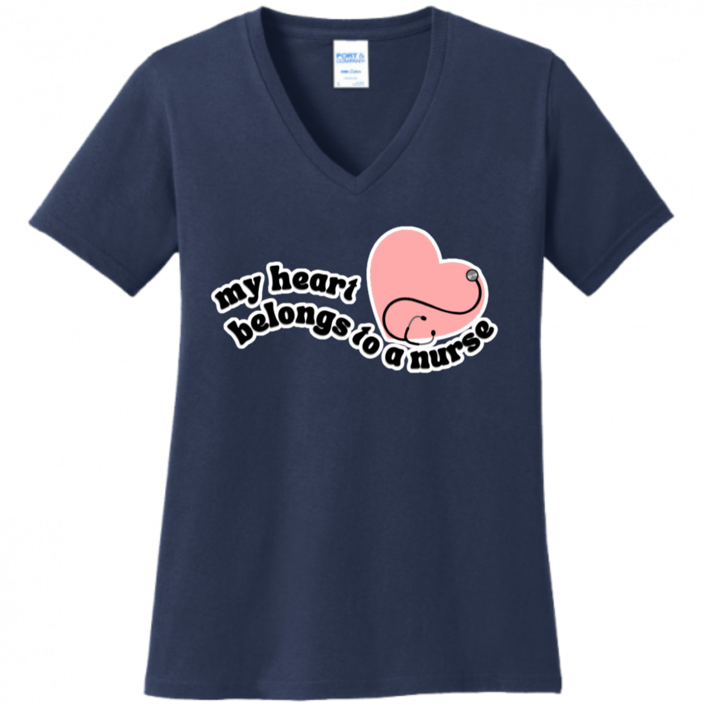 Heart Belongs To A Nurse Women's Shirt