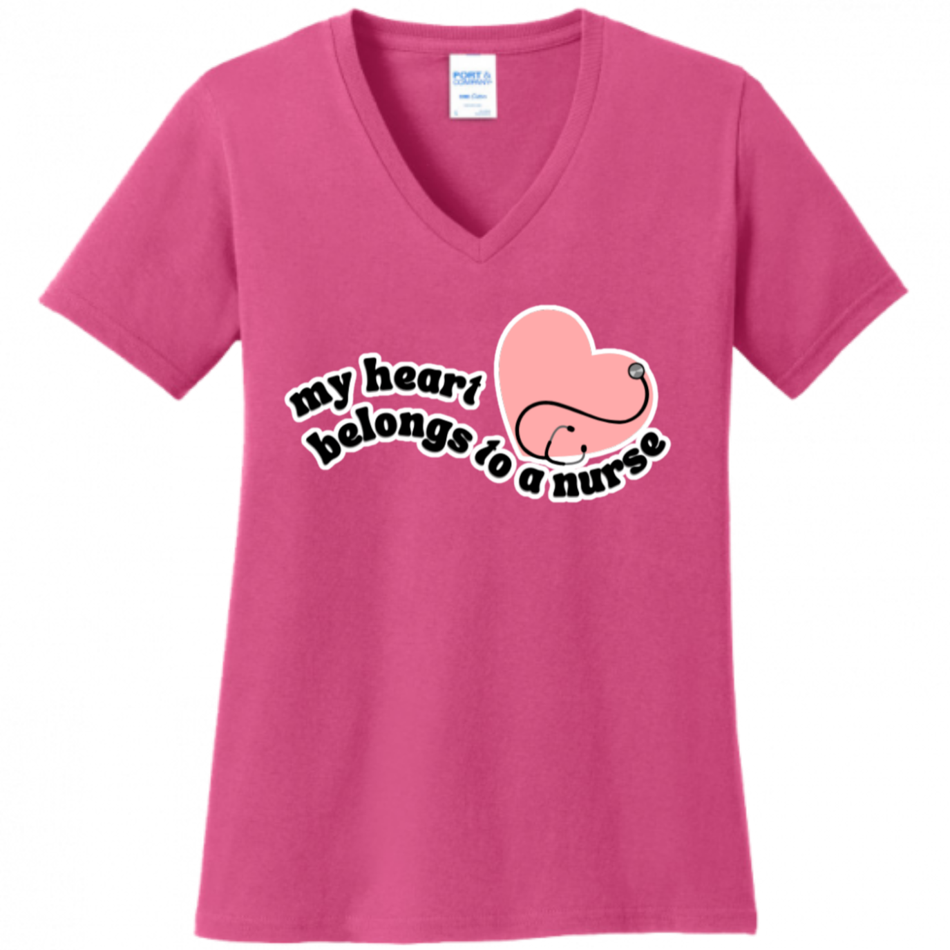 Heart Belongs To A Nurse Women's Shirt