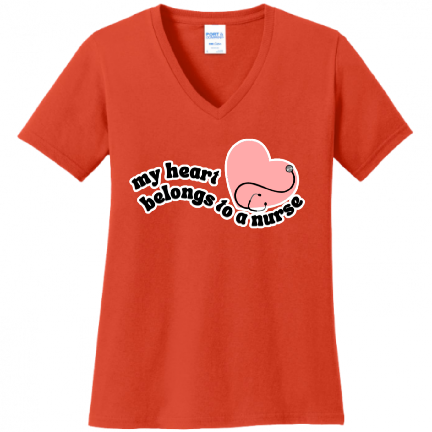 Heart Belongs To A Nurse Women's Shirt