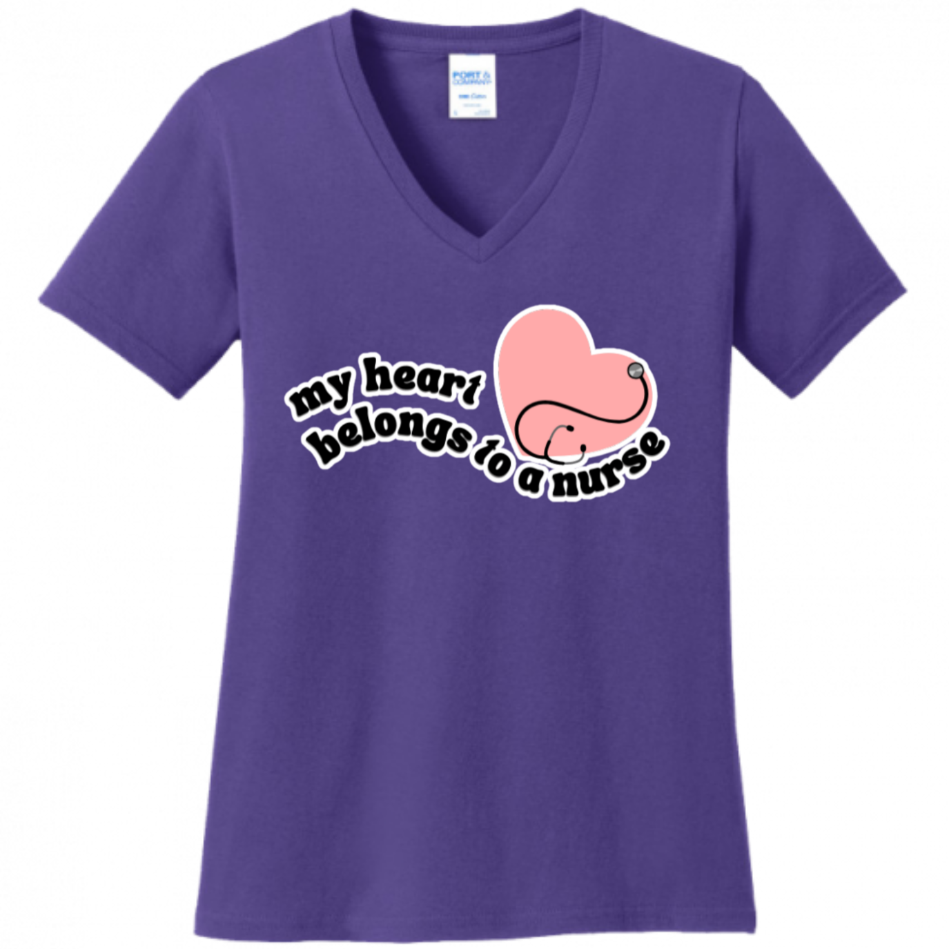 Heart Belongs To A Nurse Women's Shirt