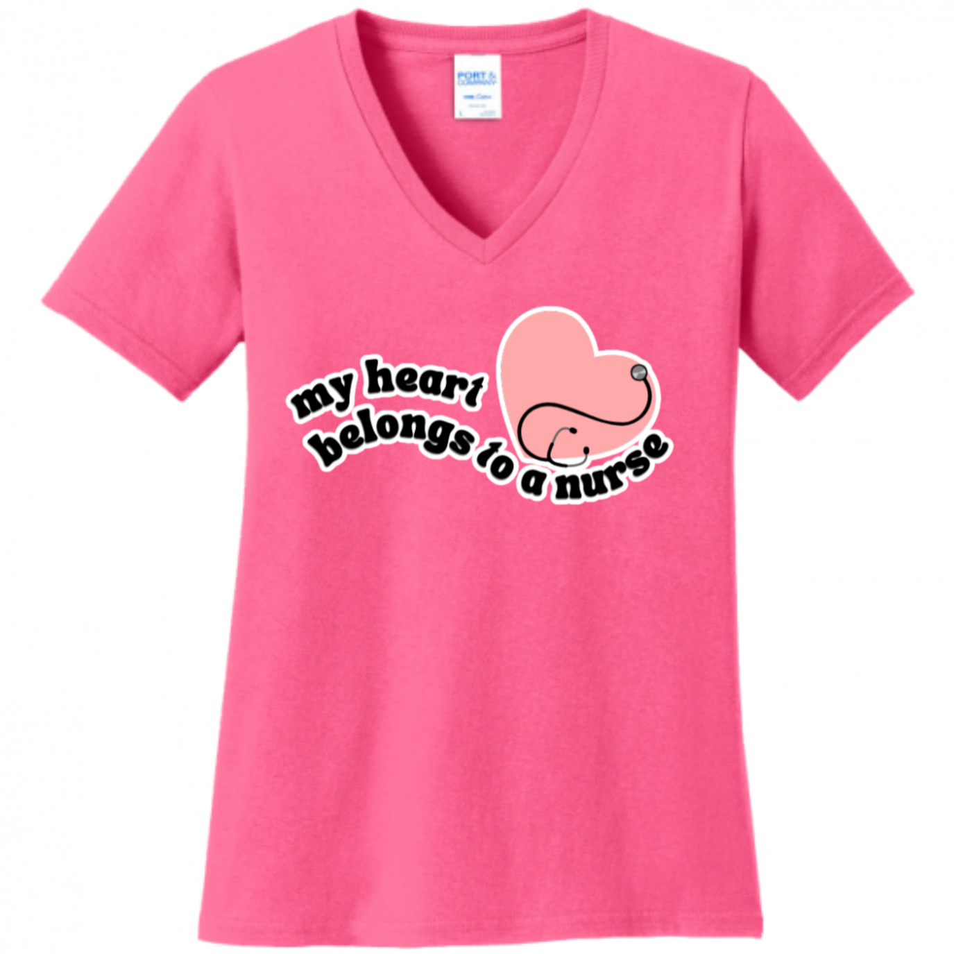 Heart Belongs To A Nurse Women's Shirt