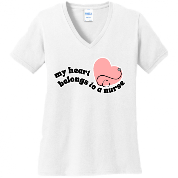 Heart Belongs To A Nurse Women's Shirt