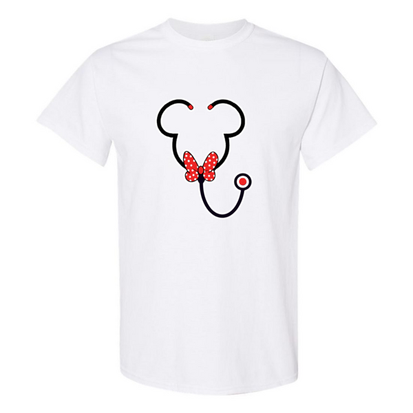Minnie Mouse Stethoscope T-Shirt