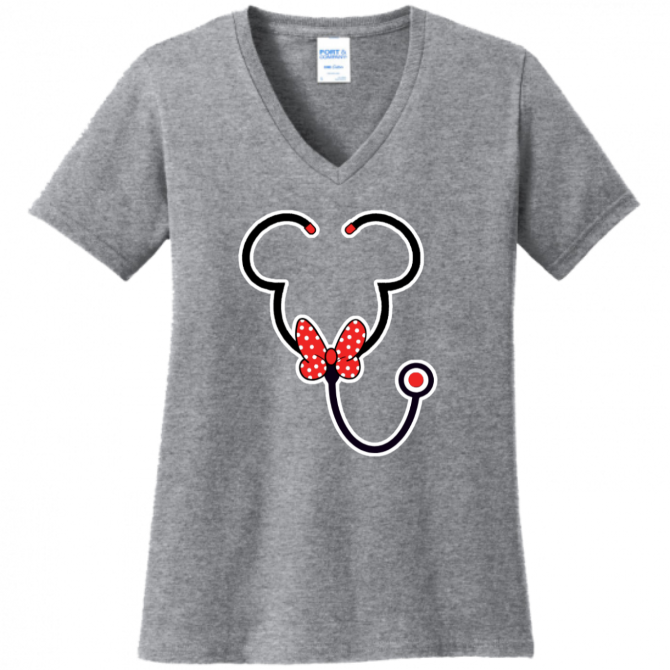 Minnie Mouse Stethoscope Women's Shirt