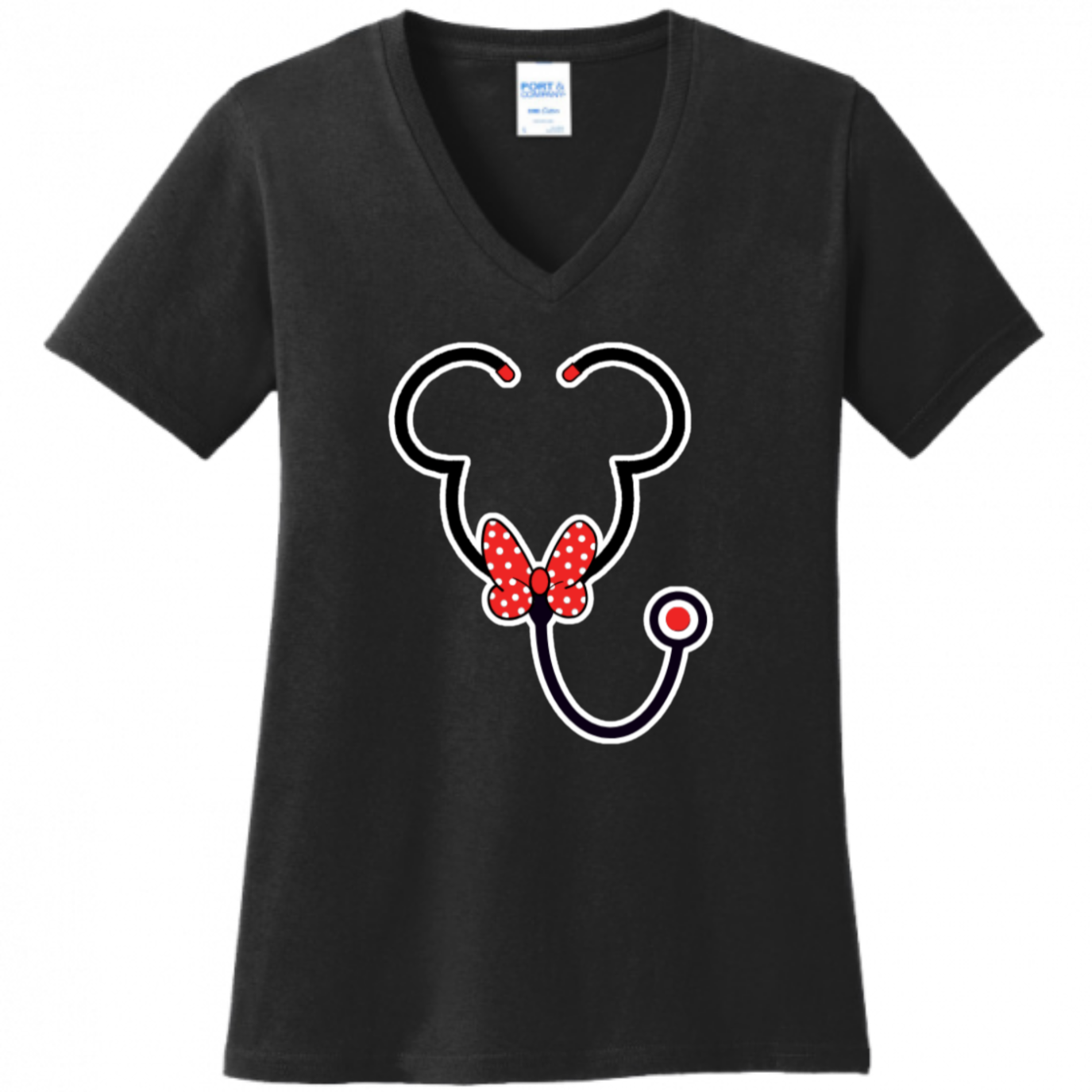 Minnie Mouse Stethoscope Women's Shirt