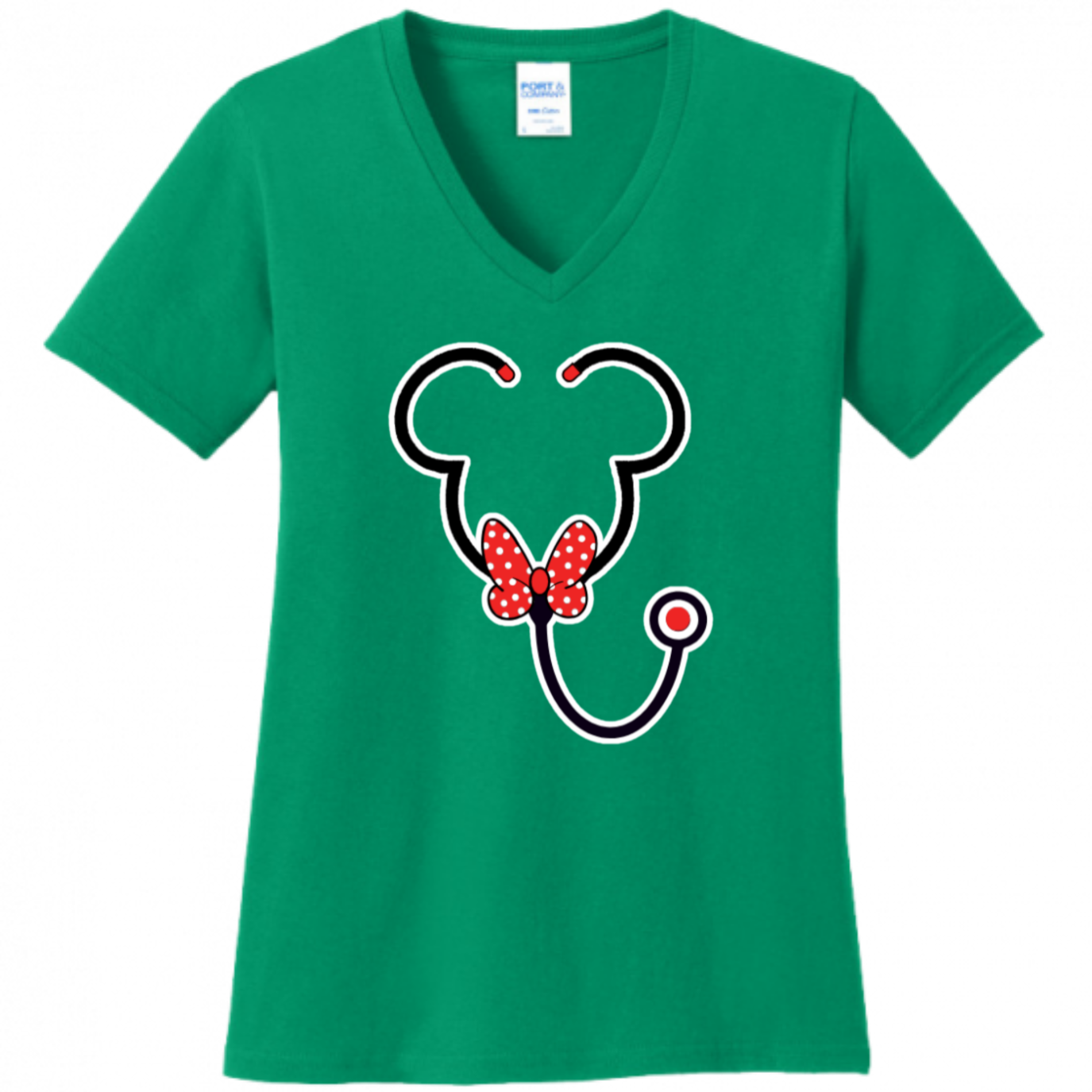 Minnie Mouse Stethoscope Women's Shirt