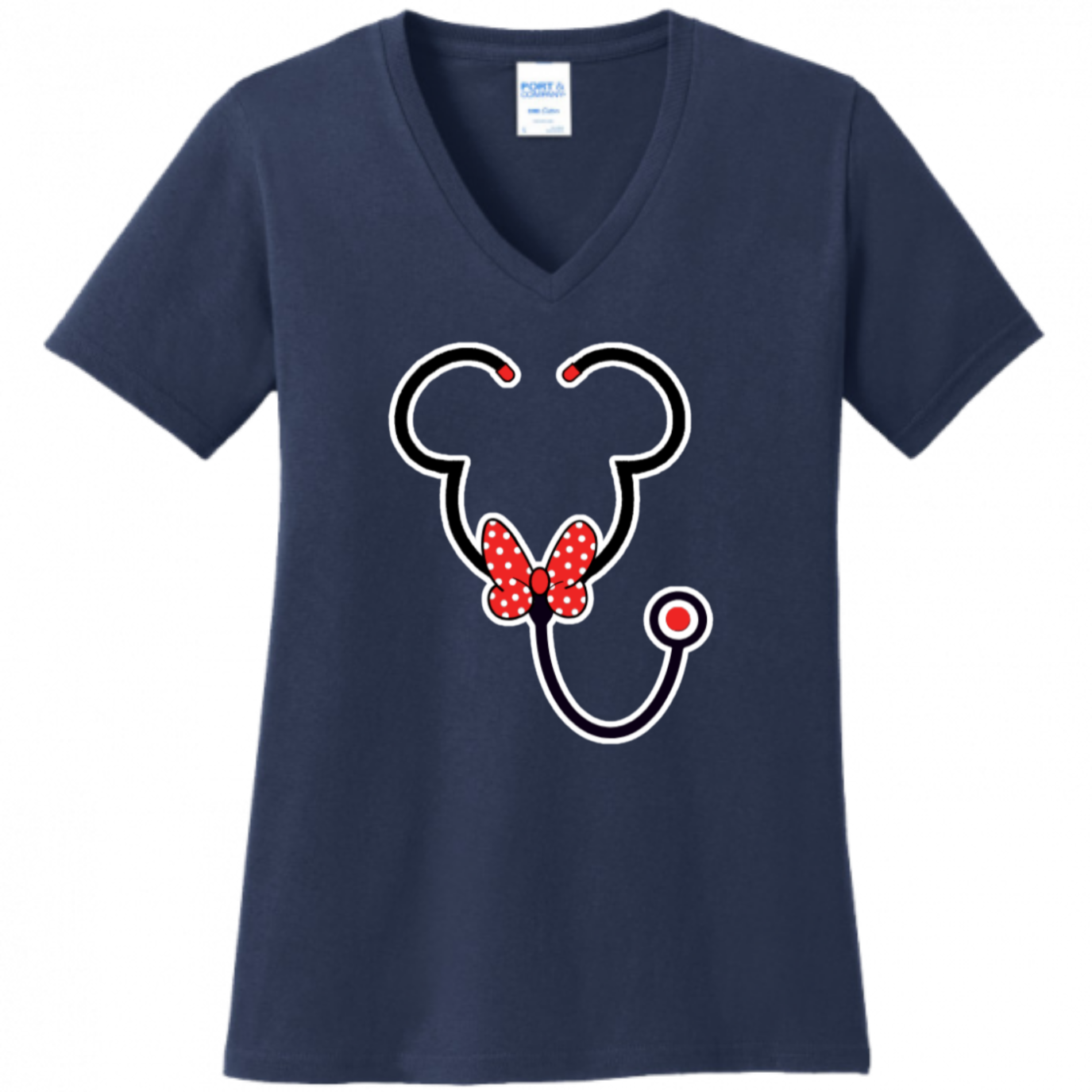 Minnie Mouse Stethoscope Women's Shirt