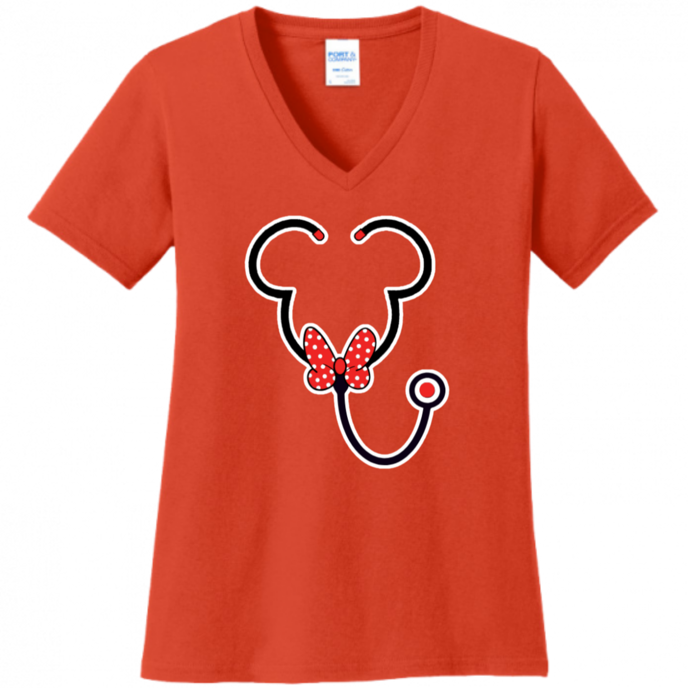 Minnie Mouse Stethoscope Women's Shirt