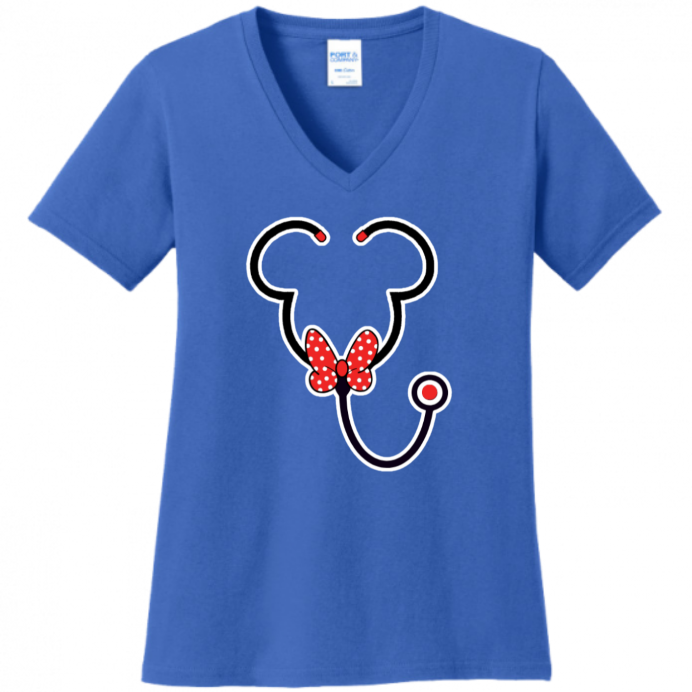 Minnie Mouse Stethoscope Women's Shirt