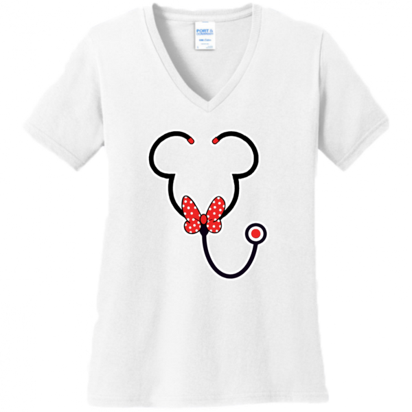 Minnie Mouse Stethoscope Women's Shirt