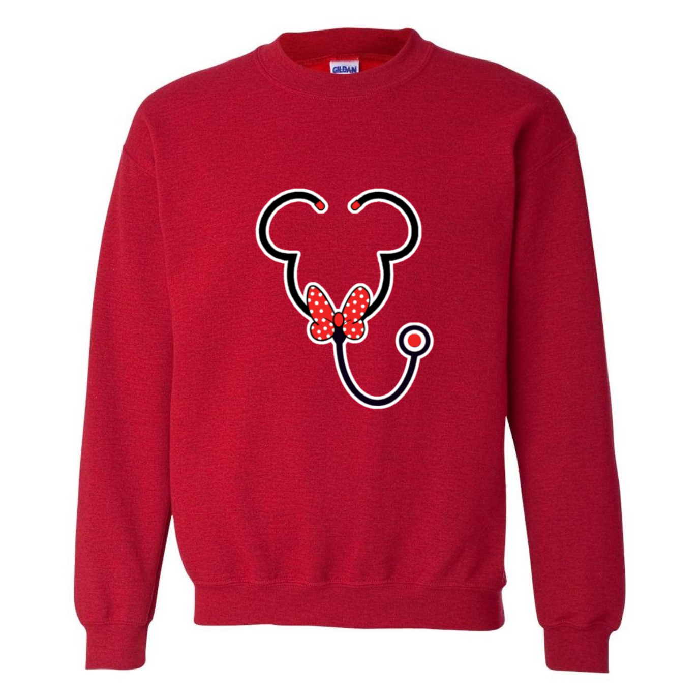 Minnie Mouse Stethoscope Crewneck Sweatshirt