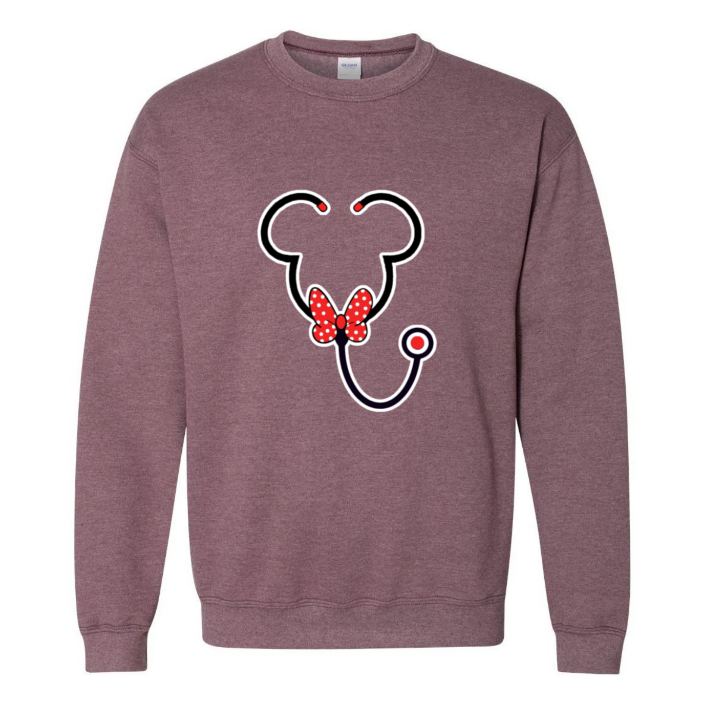 Minnie Mouse Stethoscope Crewneck Sweatshirt
