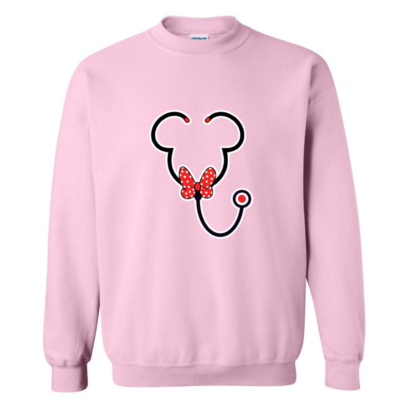 Minnie Mouse Stethoscope Crewneck Sweatshirt