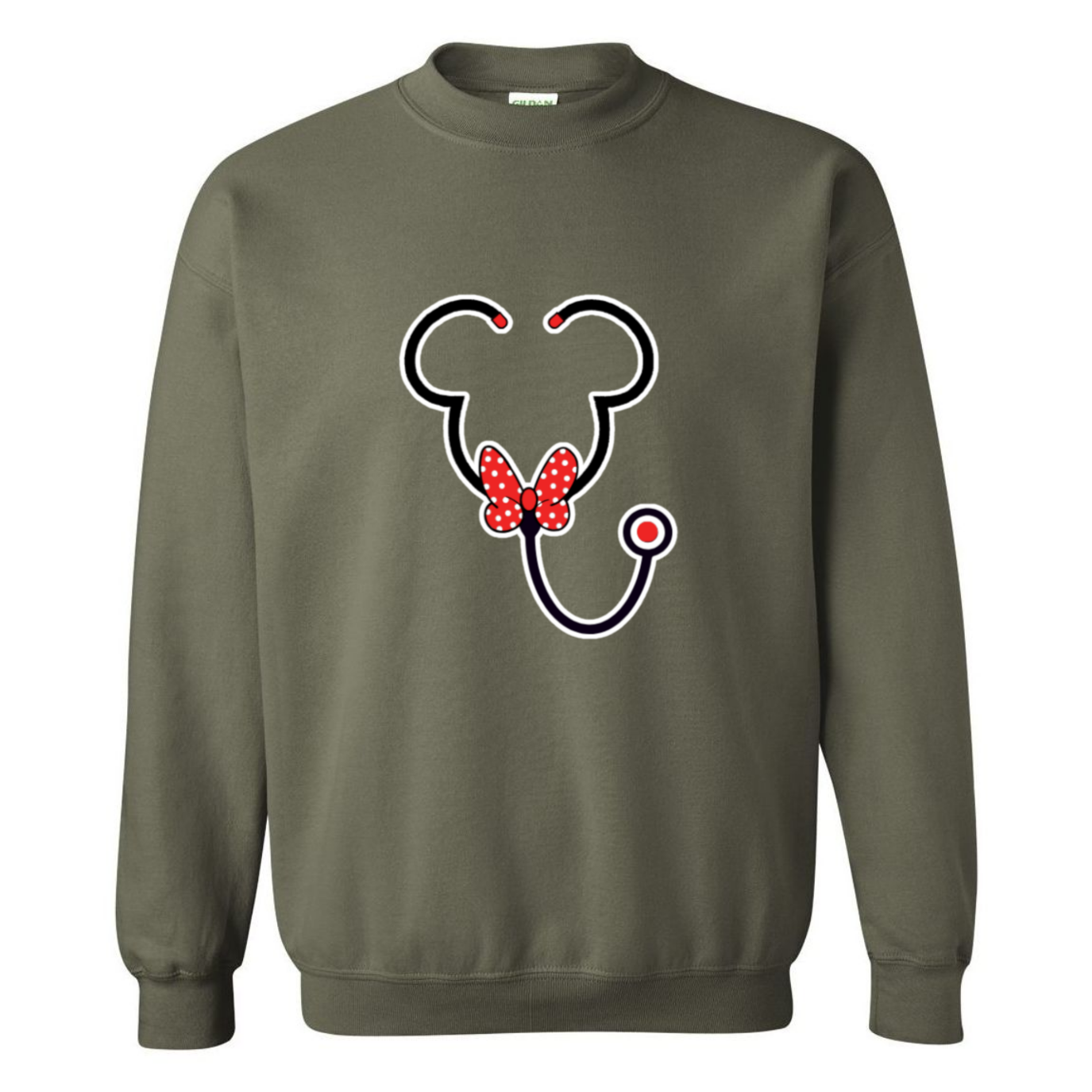 Minnie Mouse Stethoscope Crewneck Sweatshirt