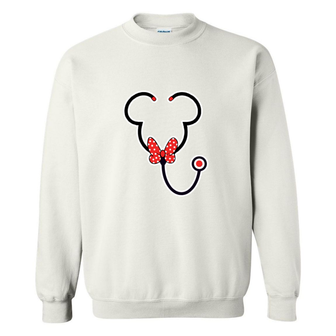 Minnie Mouse Stethoscope Crewneck Sweatshirt