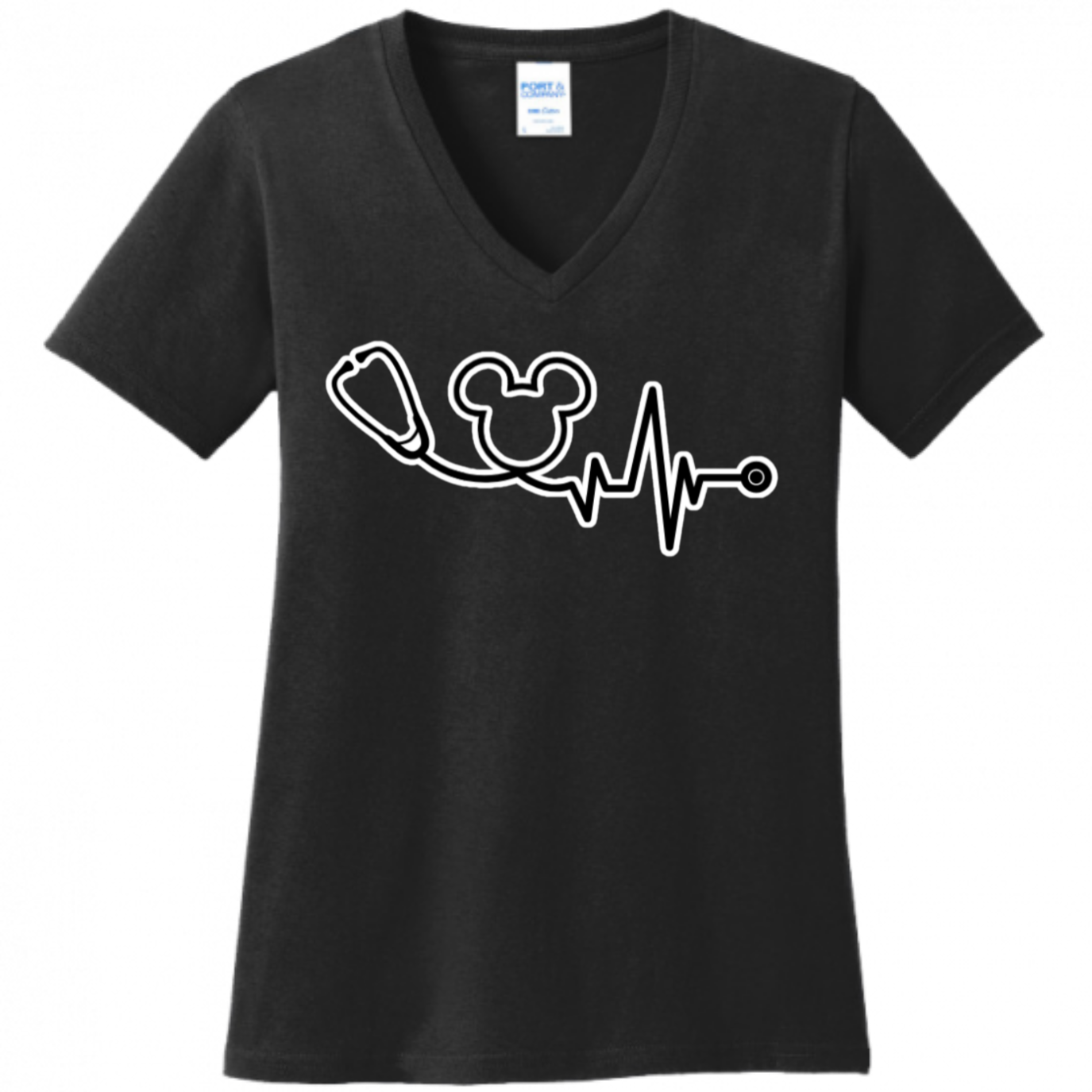 Disney Logo Stethoscope Women's Shirt
