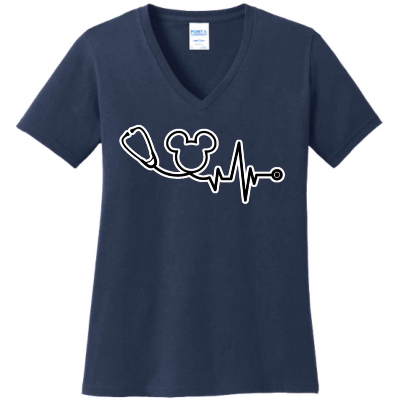 Disney Logo Stethoscope Women's Shirt