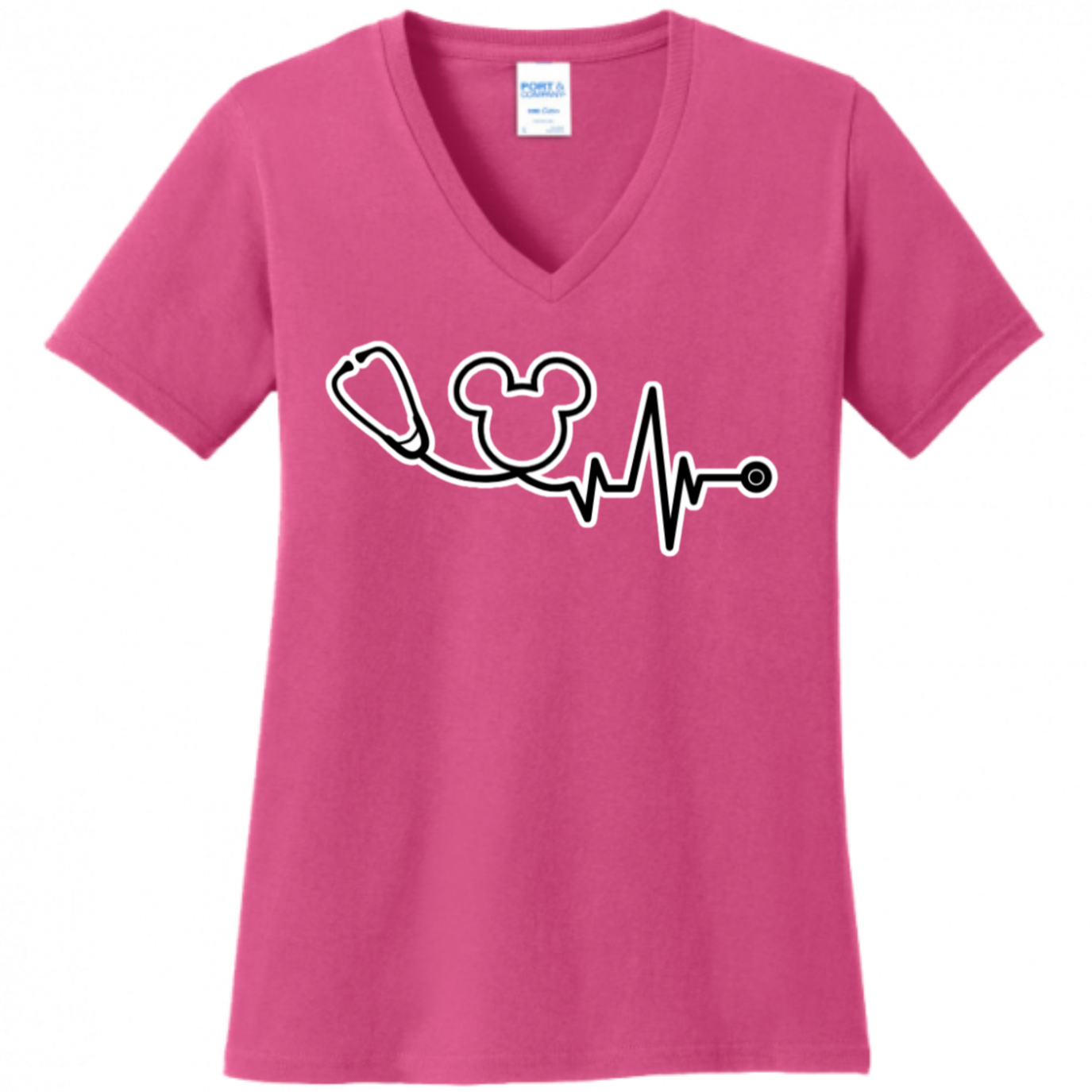 Disney Logo Stethoscope Women's Shirt