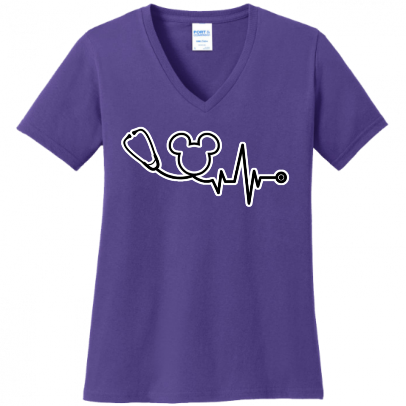 Disney Logo Stethoscope Women's Shirt