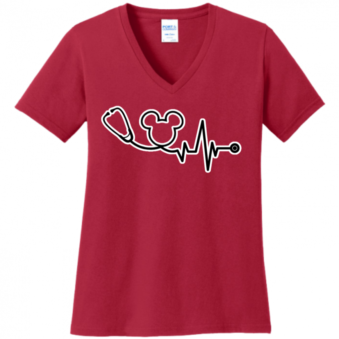 Disney Logo Stethoscope Women's Shirt