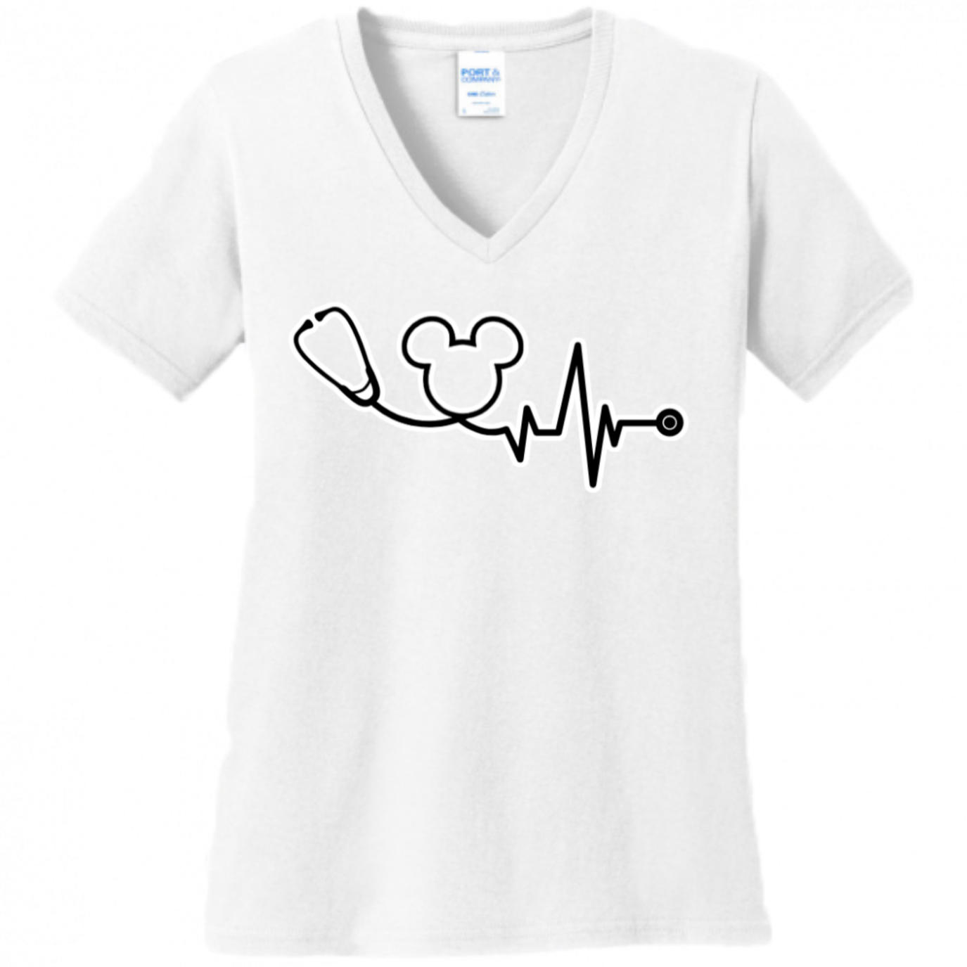 Disney Logo Stethoscope Women's Shirt