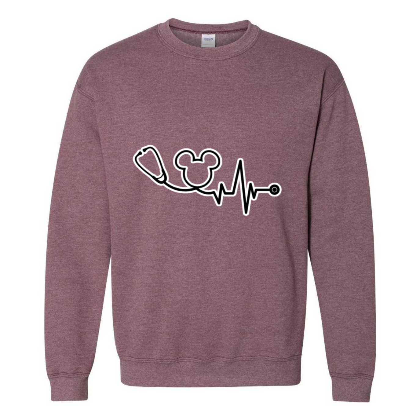 Disney Logo Stethoscope Crewneck Sweatshirt