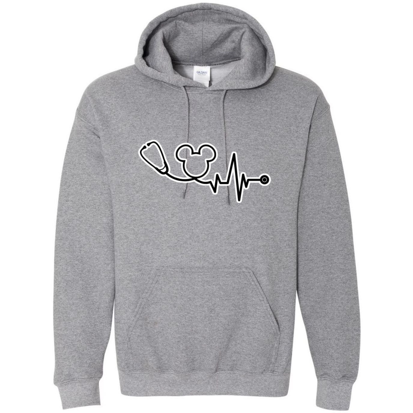 Disney Logo Stethoscope Hooded Sweatshirt