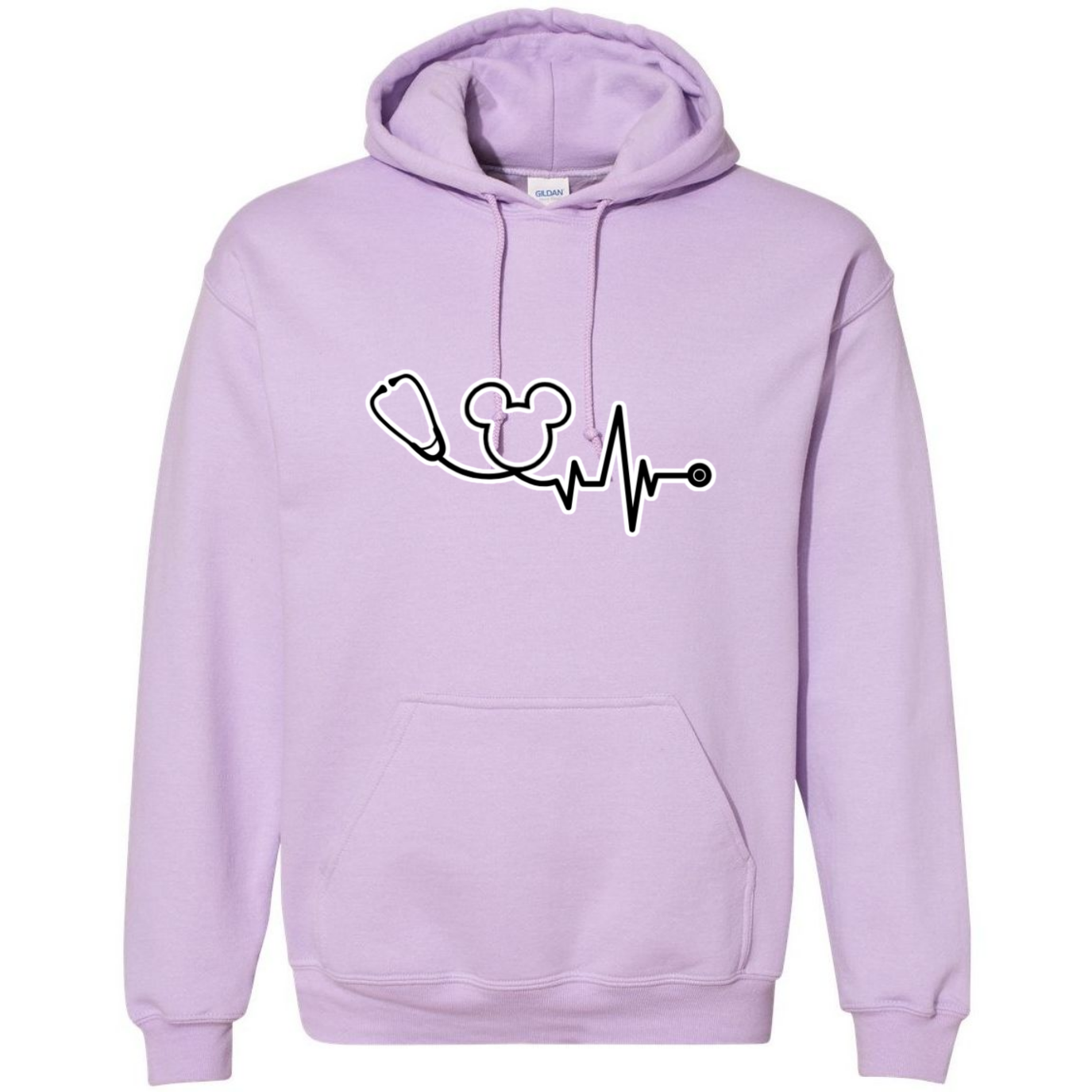 Disney Logo Stethoscope Hooded Sweatshirt