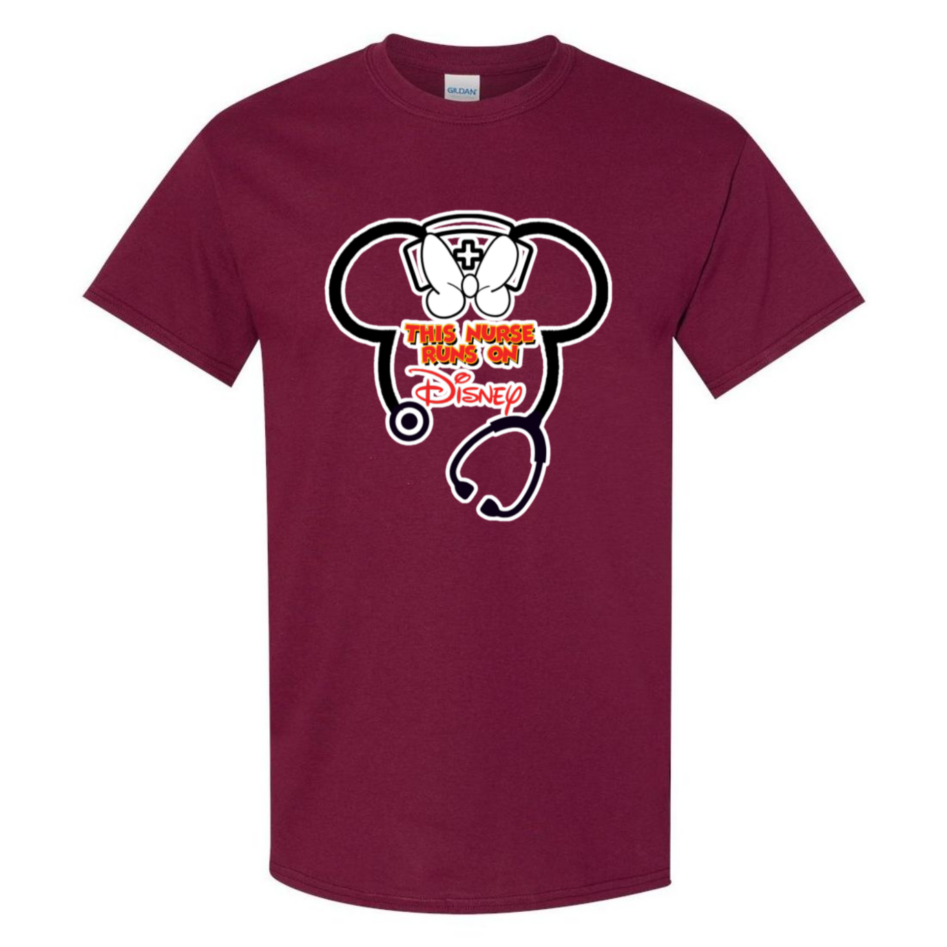 Nurse Runs on Disney T-Shirt