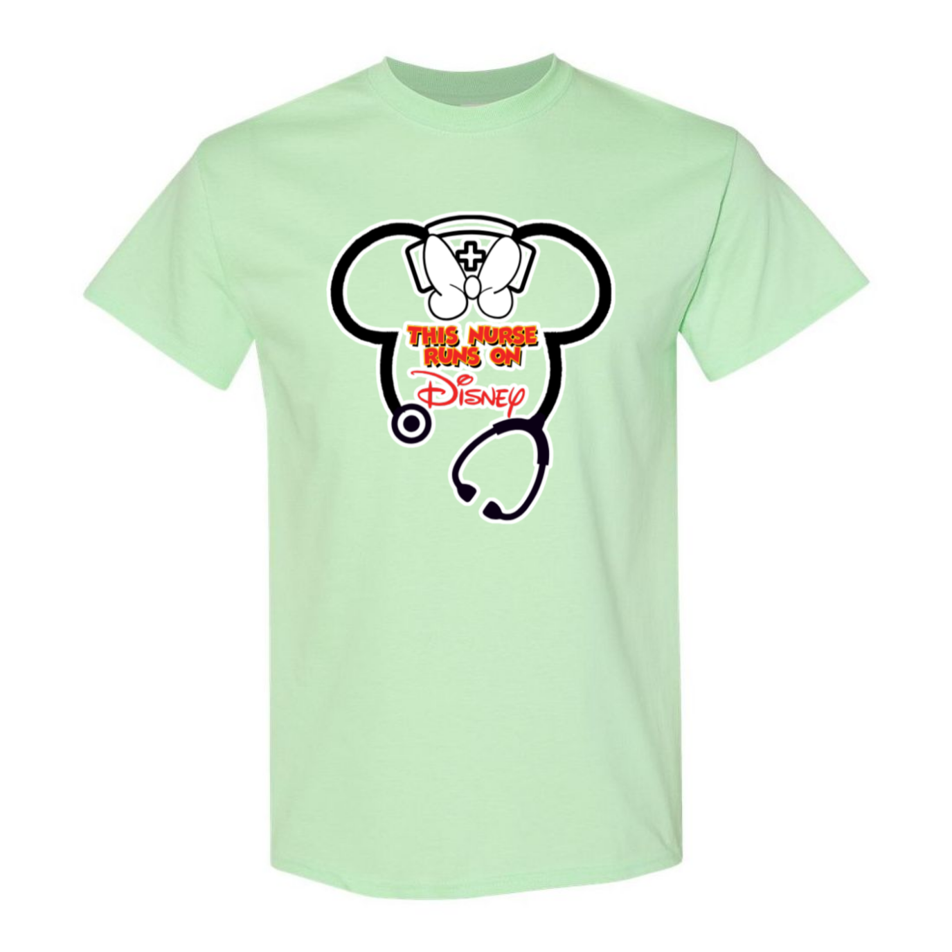 Nurse Runs on Disney T-Shirt
