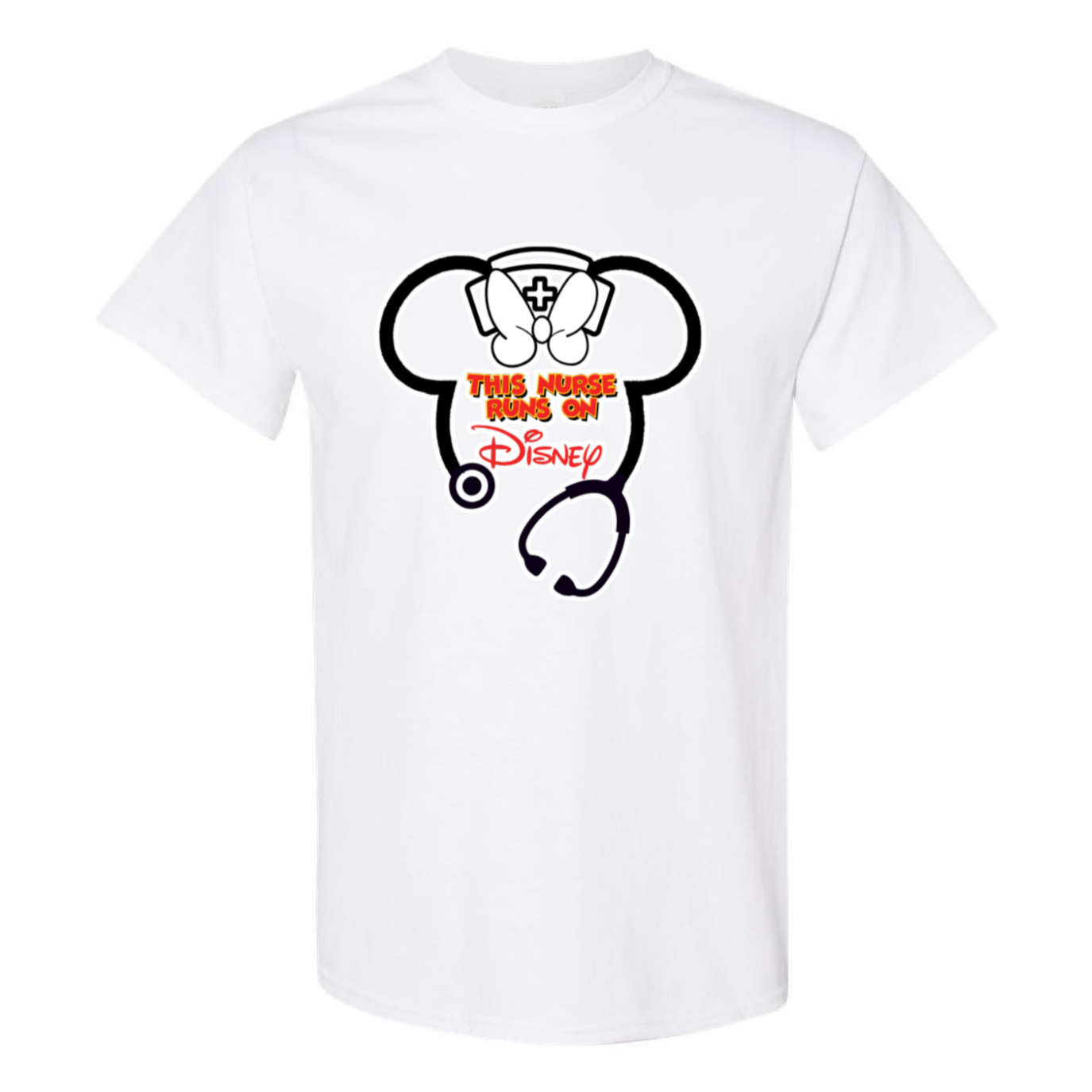 Nurse Runs on Disney T-Shirt
