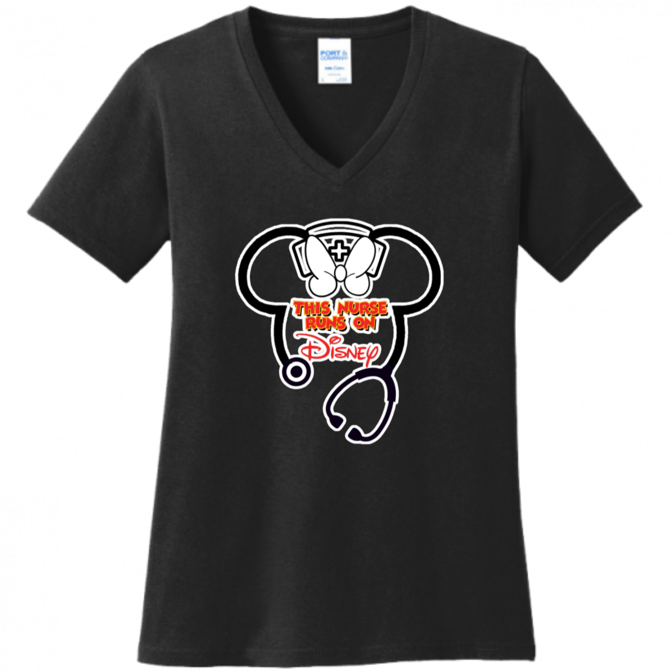 Nurse Runs on Disney Women's Shirt