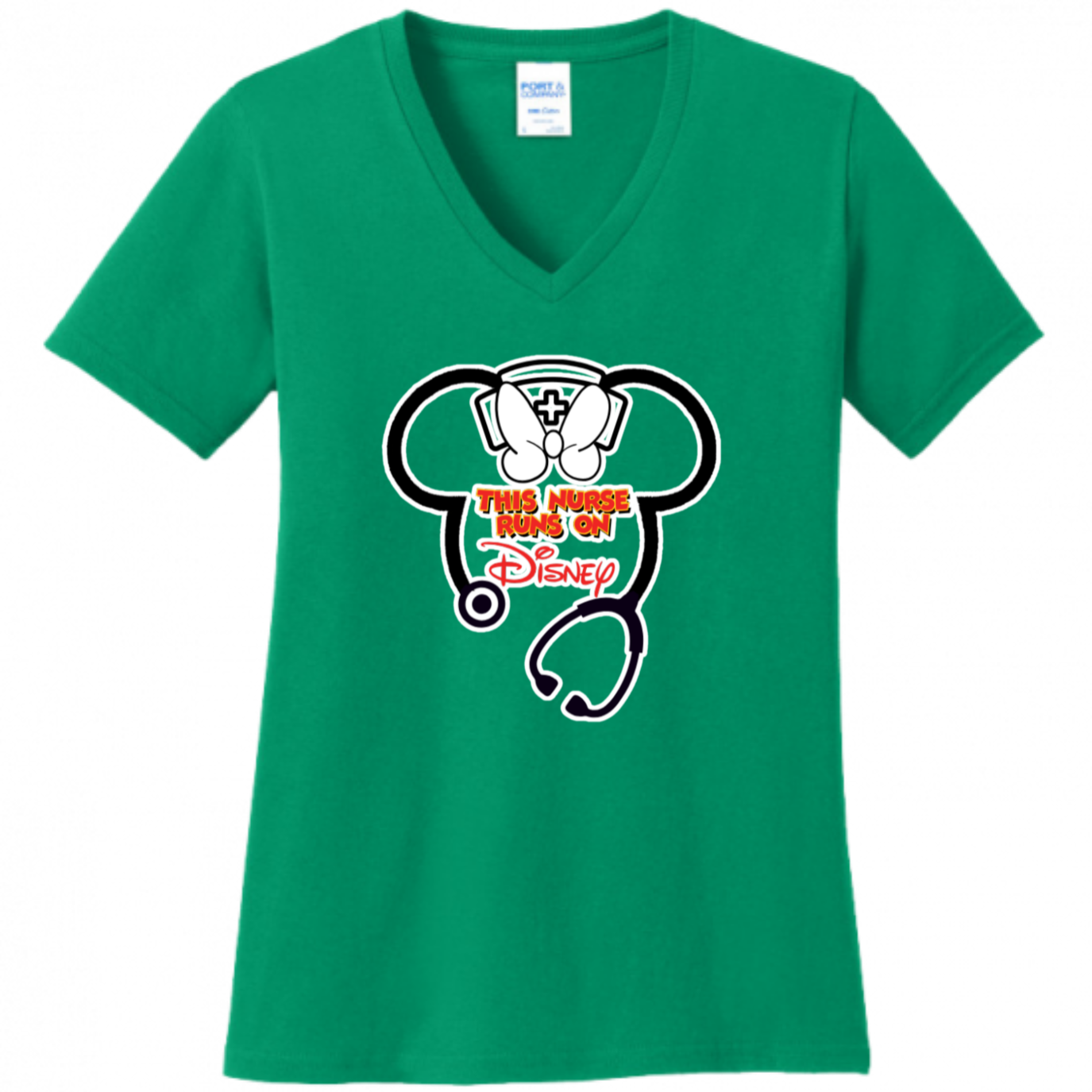 Nurse Runs on Disney Women's Shirt