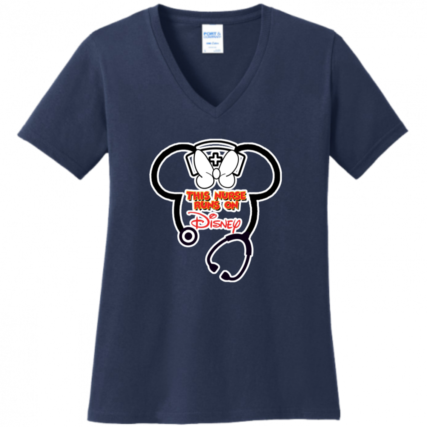 Nurse Runs on Disney Women's Shirt