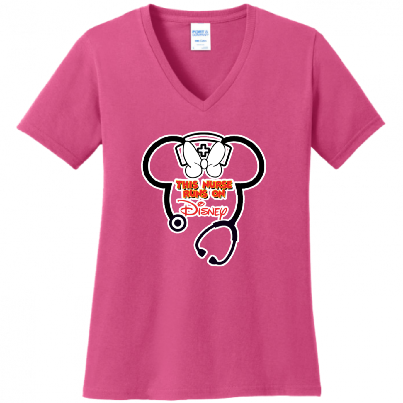 Nurse Runs on Disney Women's Shirt