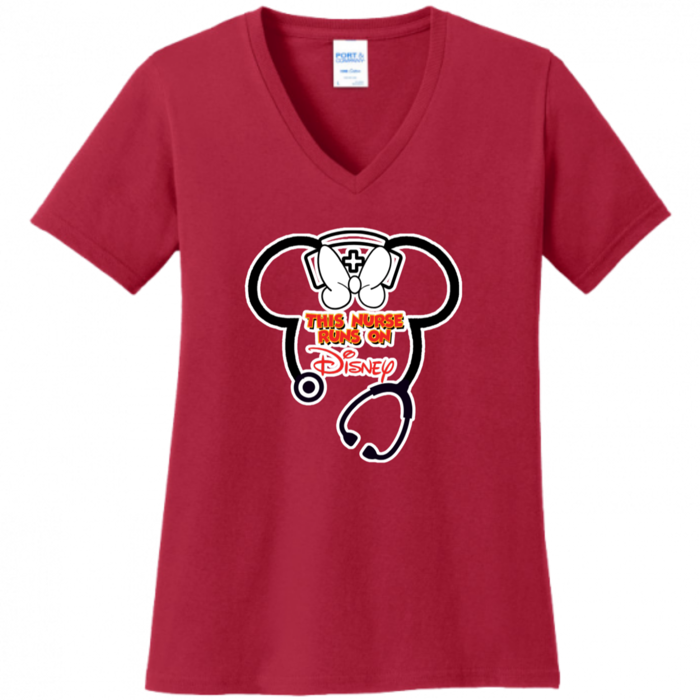 Nurse Runs on Disney Women's Shirt