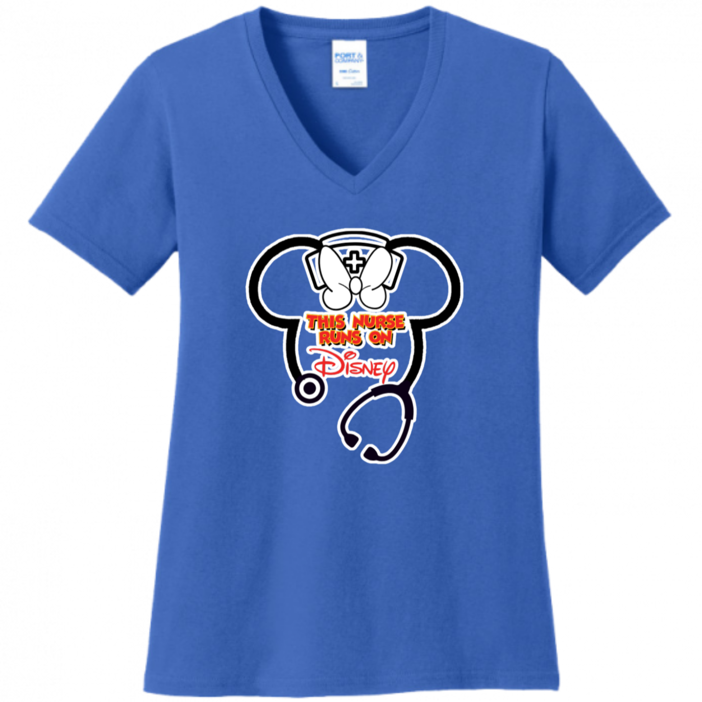 Nurse Runs on Disney Women's Shirt