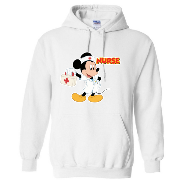Nurse Mickey Hooded Sweatshirt
