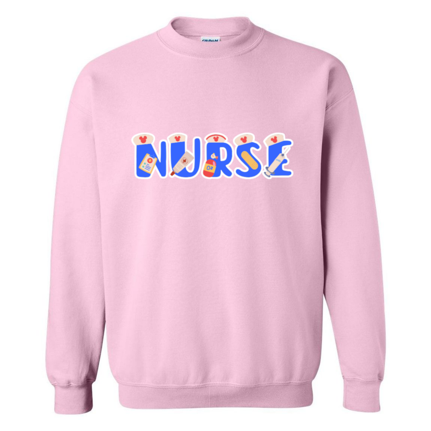 Disney NURSE Crewneck Sweatshirt